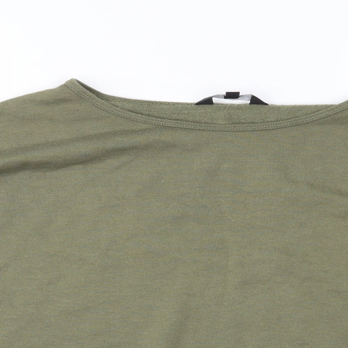 New Look Womens Green   Pullover Sweatshirt Size 10
