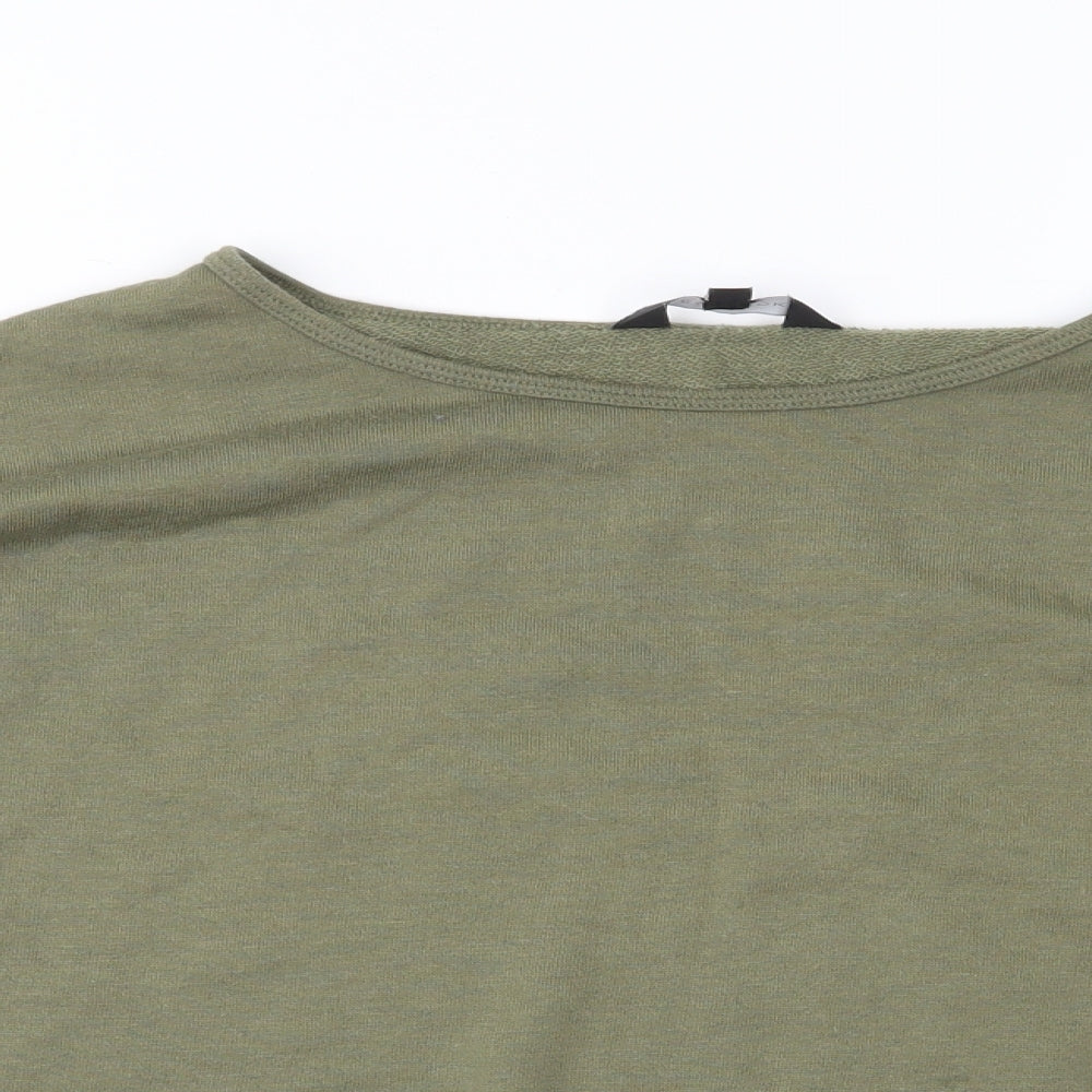 New Look Womens Green   Pullover Sweatshirt Size 10