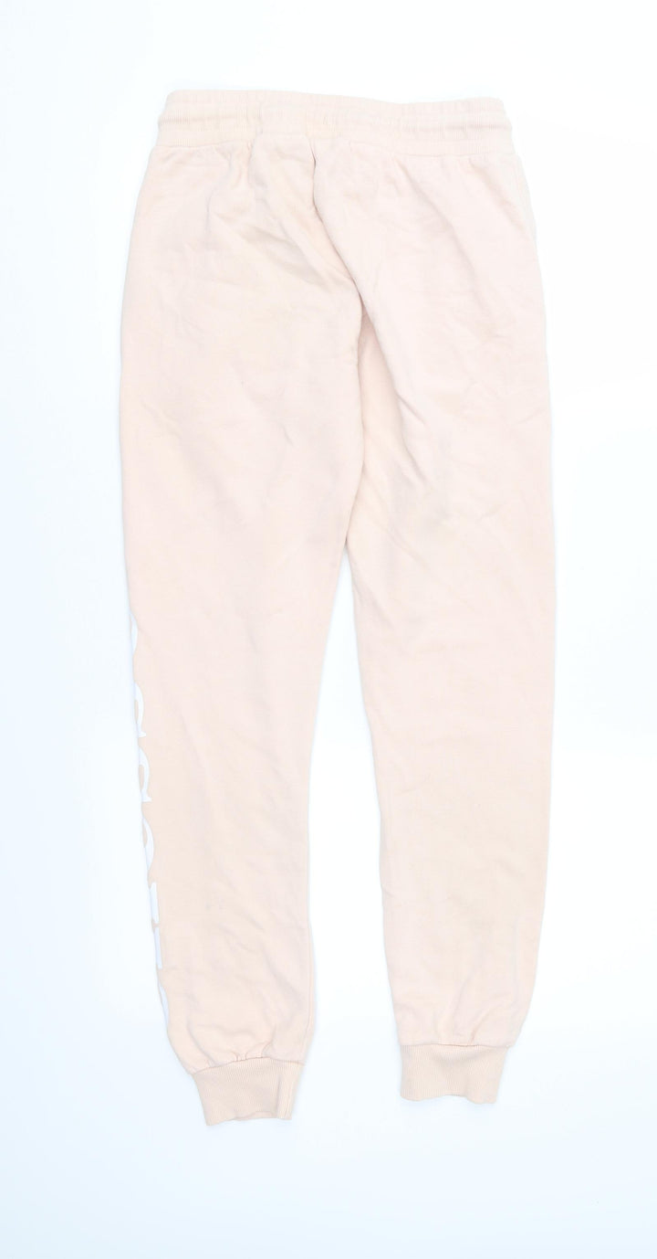 ellesse Womens Pink Jersey Jogger Trousers Size 30 in L27 in