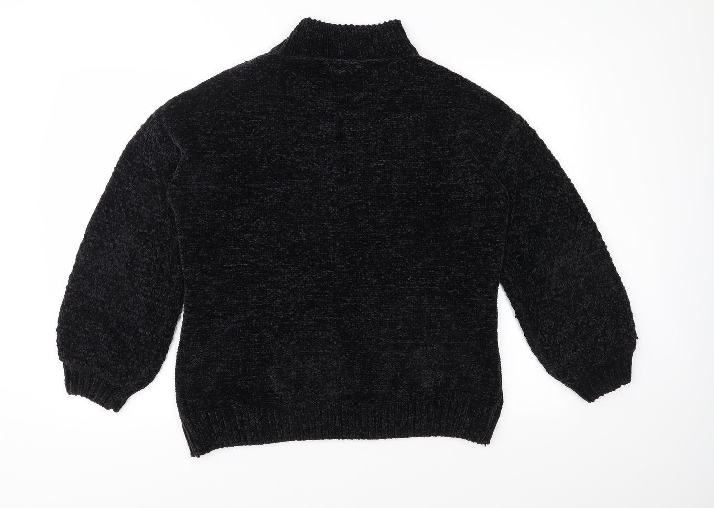 Primark Womens Black  Knit Pullover Jumper Size M