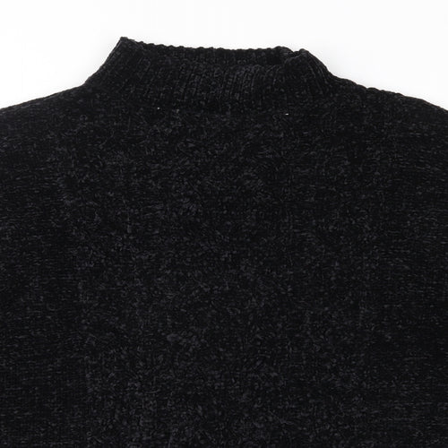 Primark Womens Black  Knit Pullover Jumper Size M