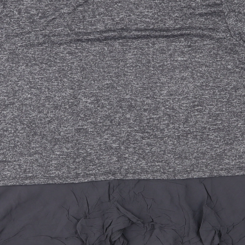 TU Womens Grey  Jersey Basic Blouse Size 14