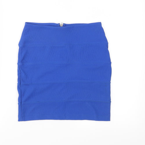 Pilot Womens Blue   Bandage Skirt Size 8