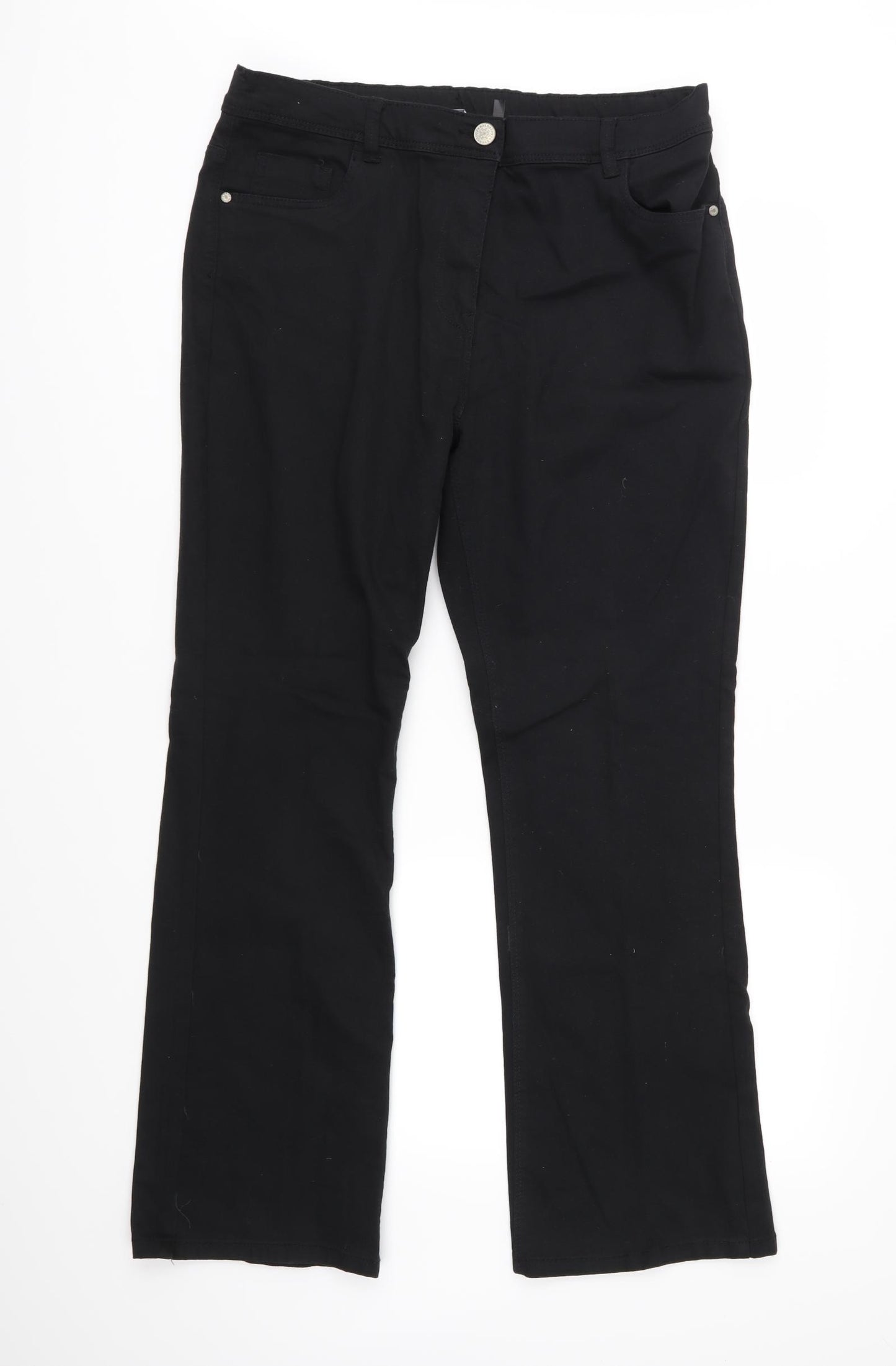 Christie Womens Black  Denim Bootcut Jeans Size 16 L30 in