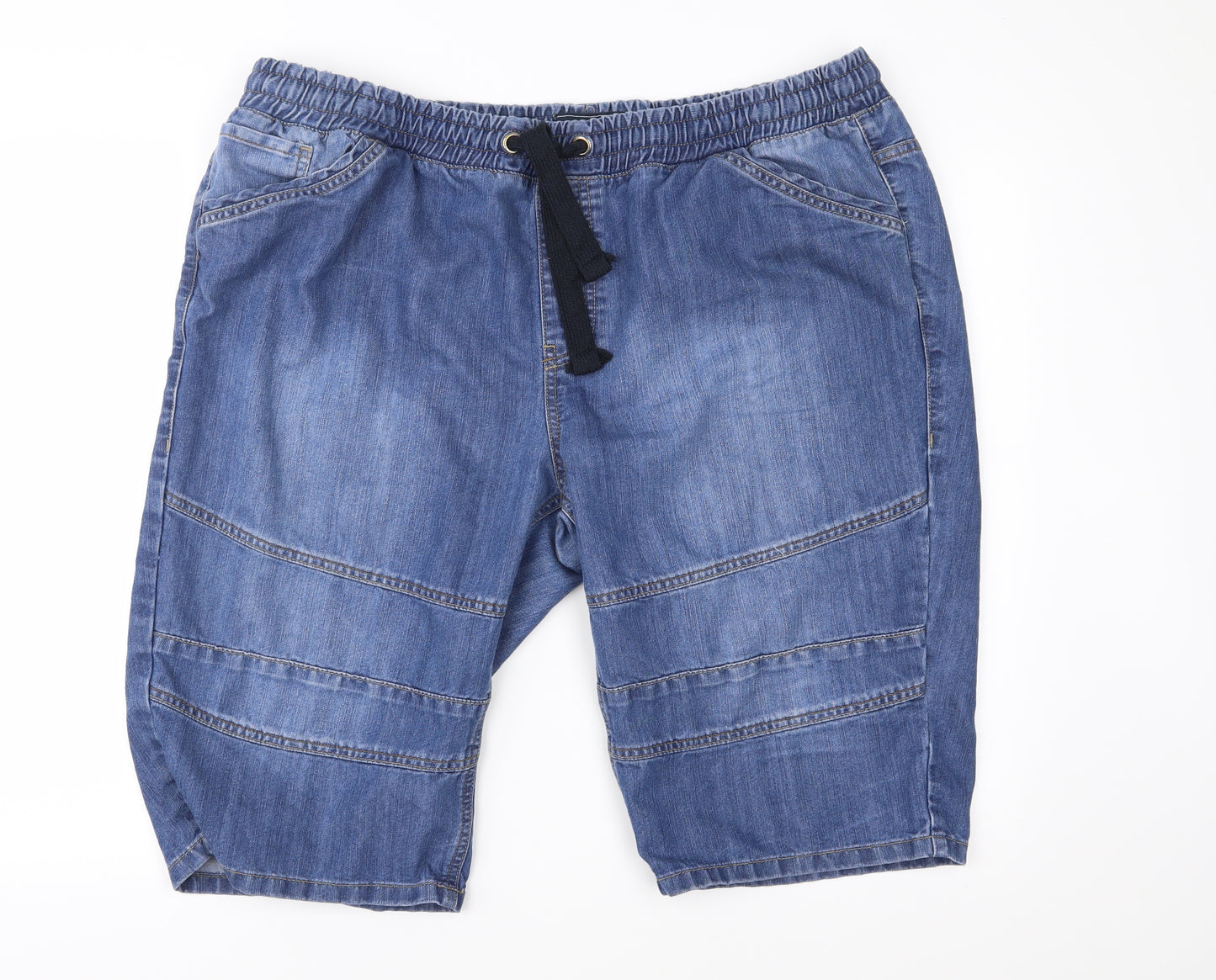 F&F Mens Blue  Denim  Shorts Size 44 in
