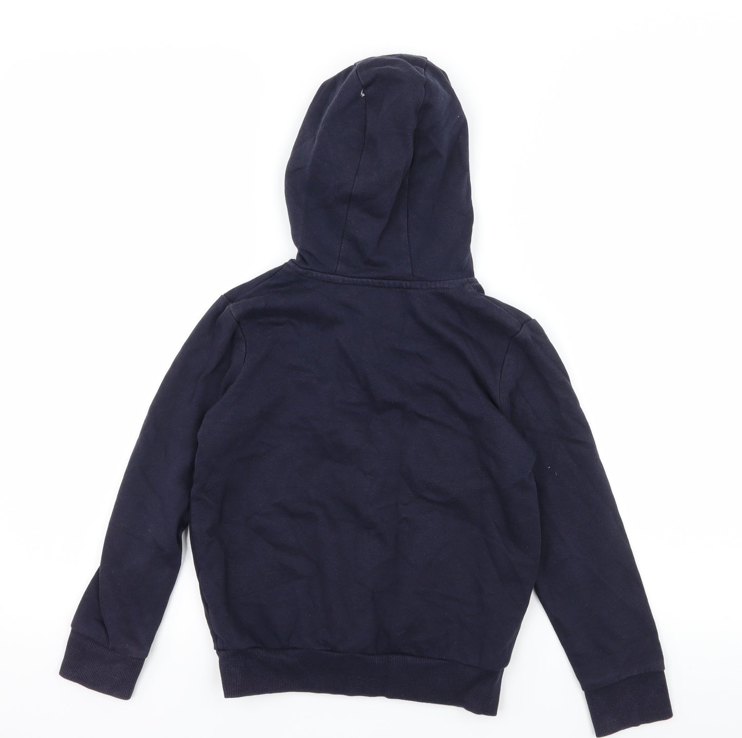 George Boys Blue  Jersey Full Zip Hoodie Size 6-7 Years
