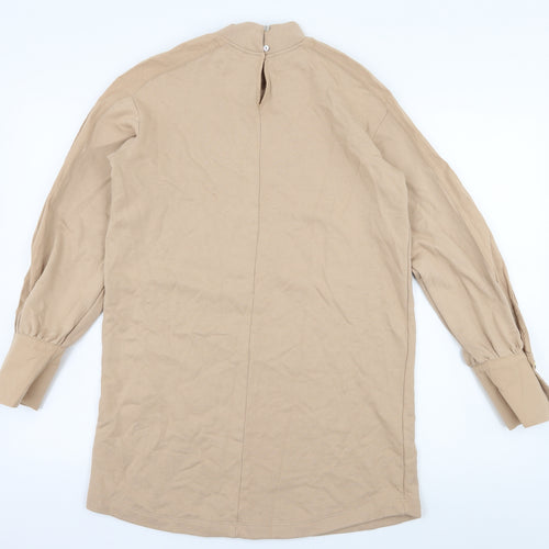 River Island Womens Beige  Jersey Pullover Sweatshirt Size XS