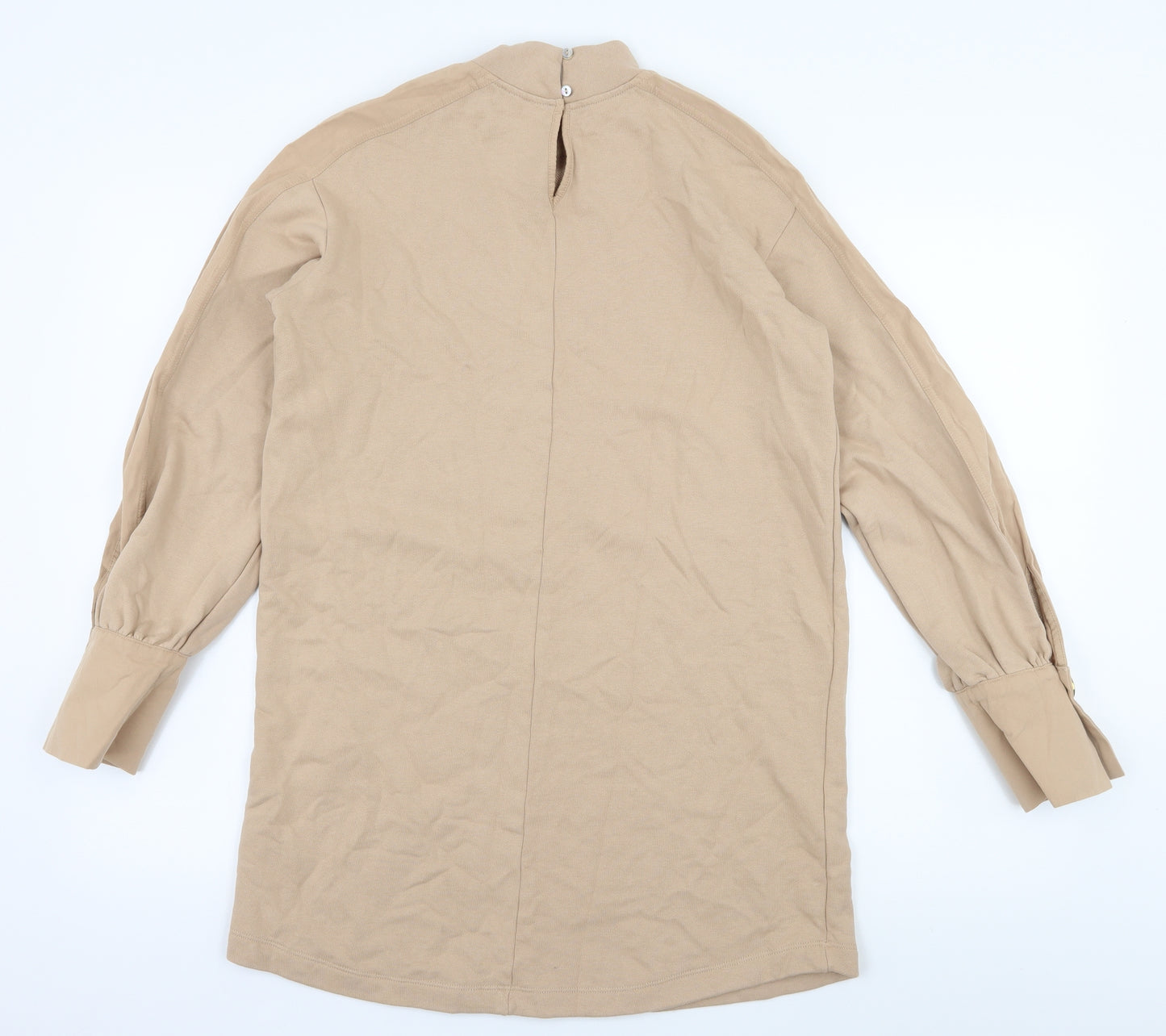 River Island Womens Beige  Jersey Pullover Sweatshirt Size XS