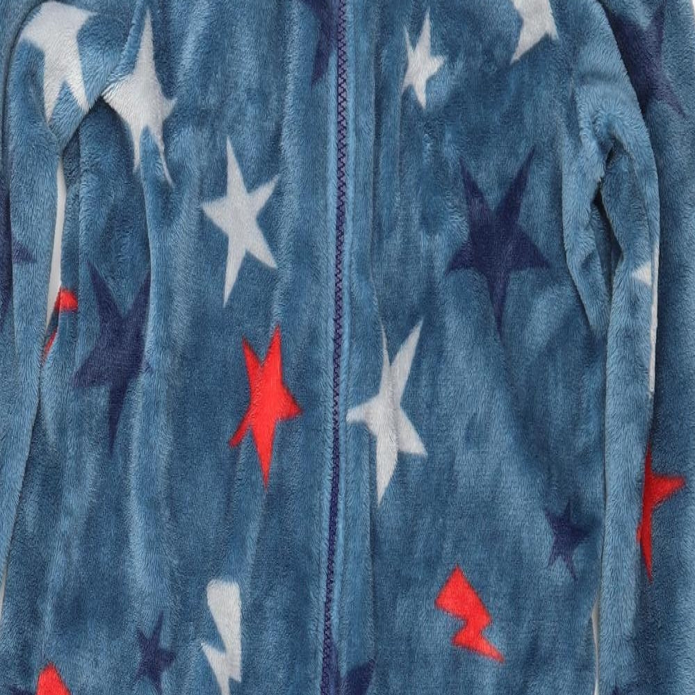 Marks and Spencer Boys Blue Geometric Microfibre  One Piece Size 11-12 Years
