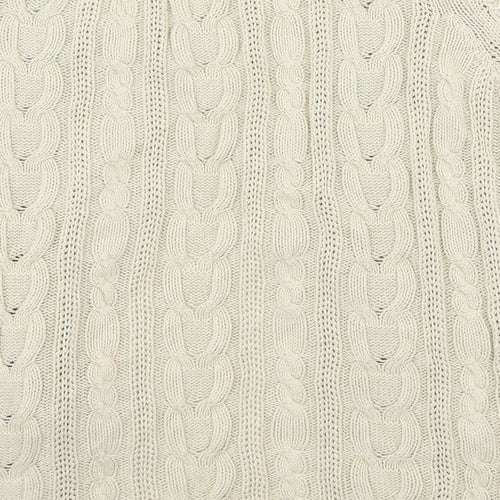 Maine Womens Beige  Knit Cardigan Jumper Size 16