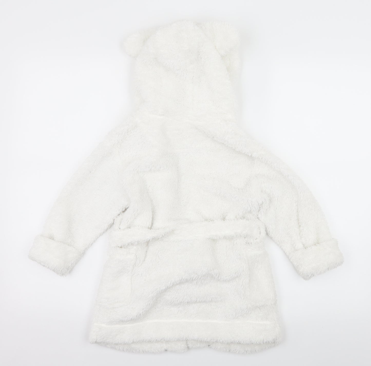 NEXT Girls White  Microfibre Top Robe Size 2-3 Years