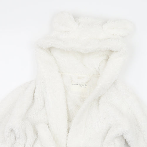 NEXT Girls White  Microfibre Top Robe Size 2-3 Years