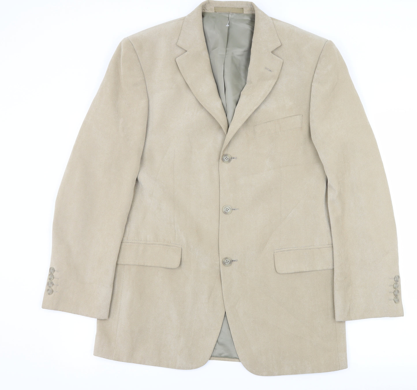 Marks and Spencer Mens Beige   Jacket Blazer Size M