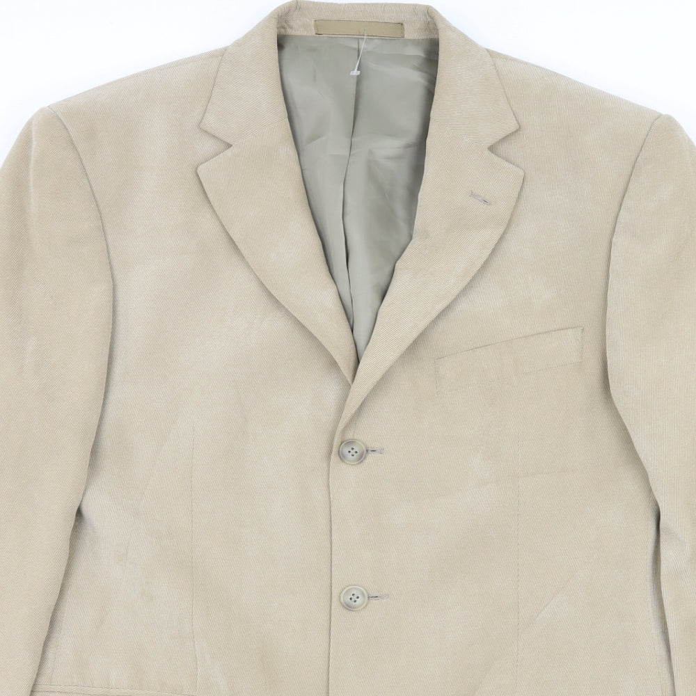 Marks and Spencer Mens Beige   Jacket Blazer Size M