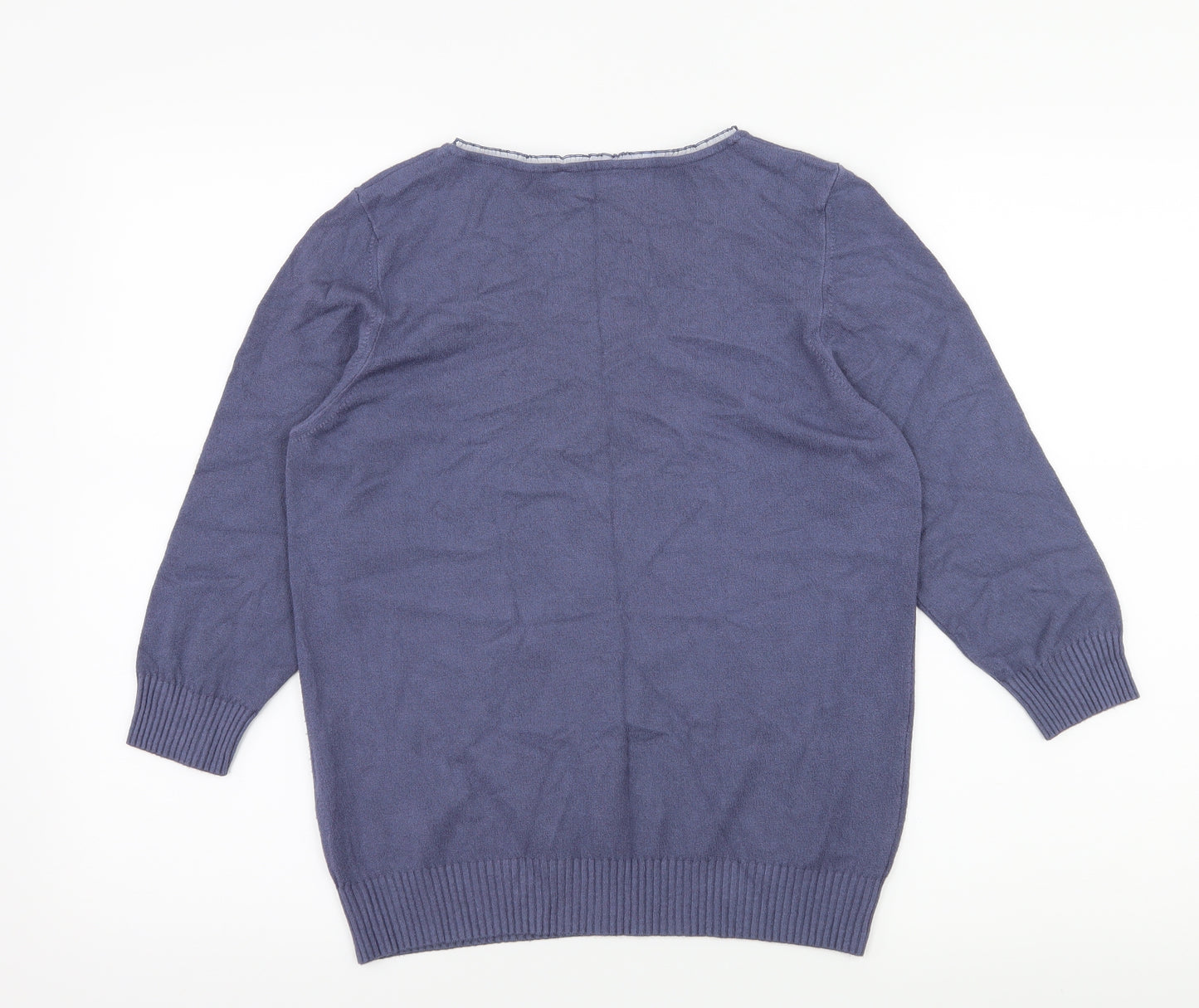 Per Una Womens Purple  Knit Cardigan Jumper Size 16