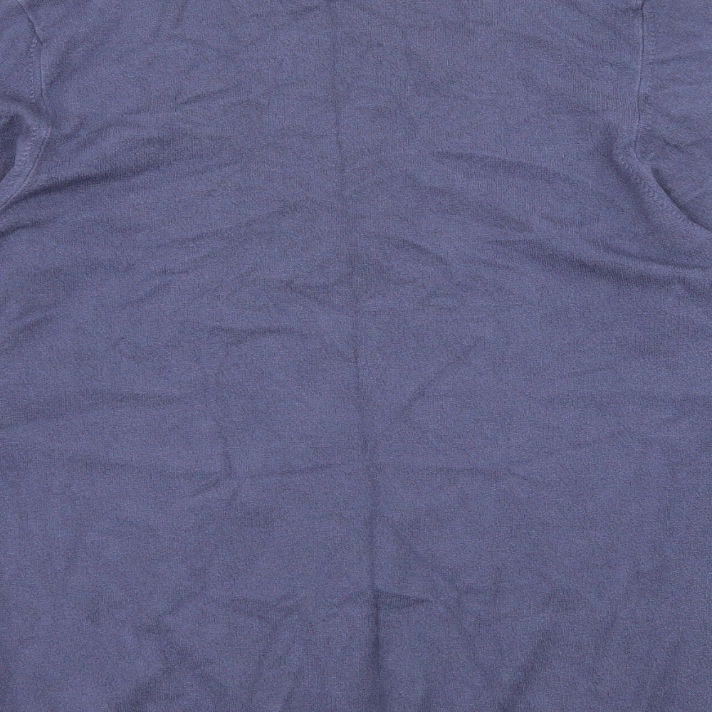 Per Una Womens Purple  Knit Cardigan Jumper Size 16