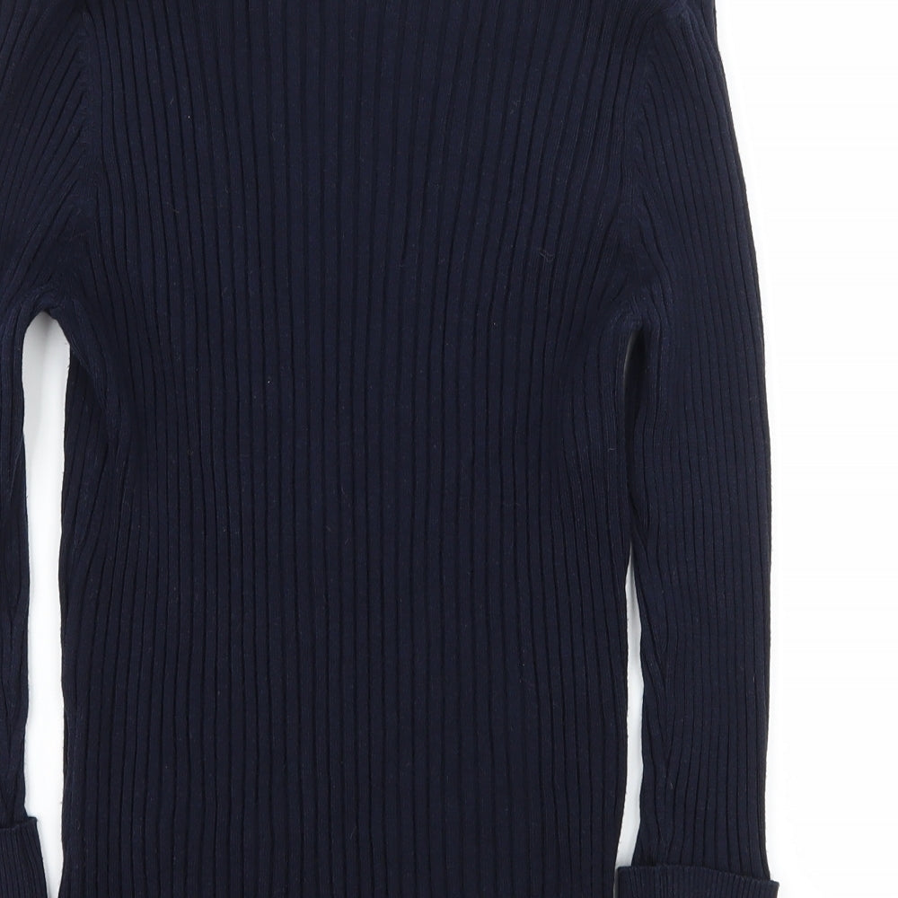 Prnciples Womens Blue  Knit Cardigan Jumper Size 12
