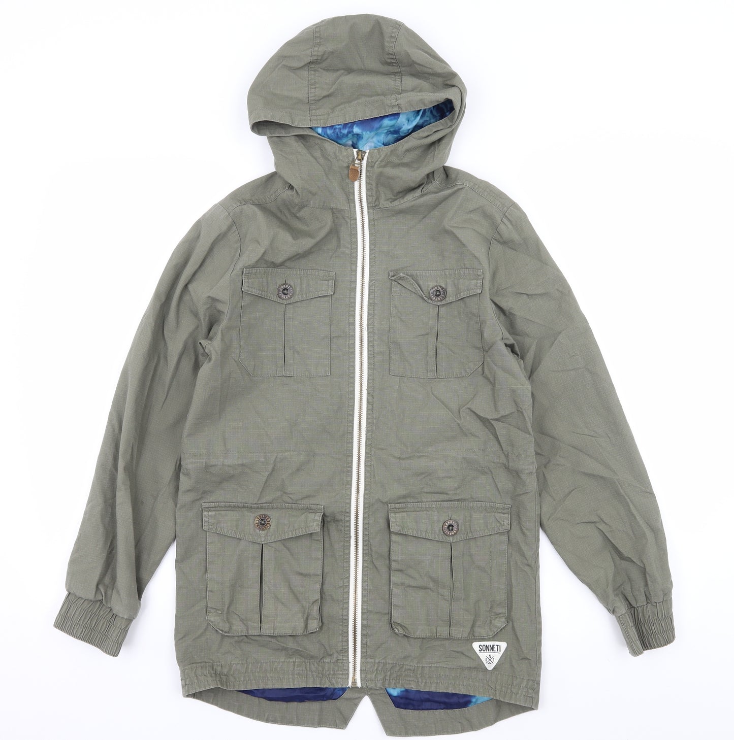 Sonetti Boys Green   Parka Coat Size 10-11 Years