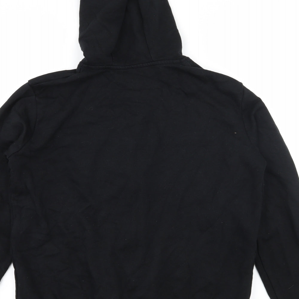 George Boys Black  Jersey Full Zip Hoodie Size 13-14 Years