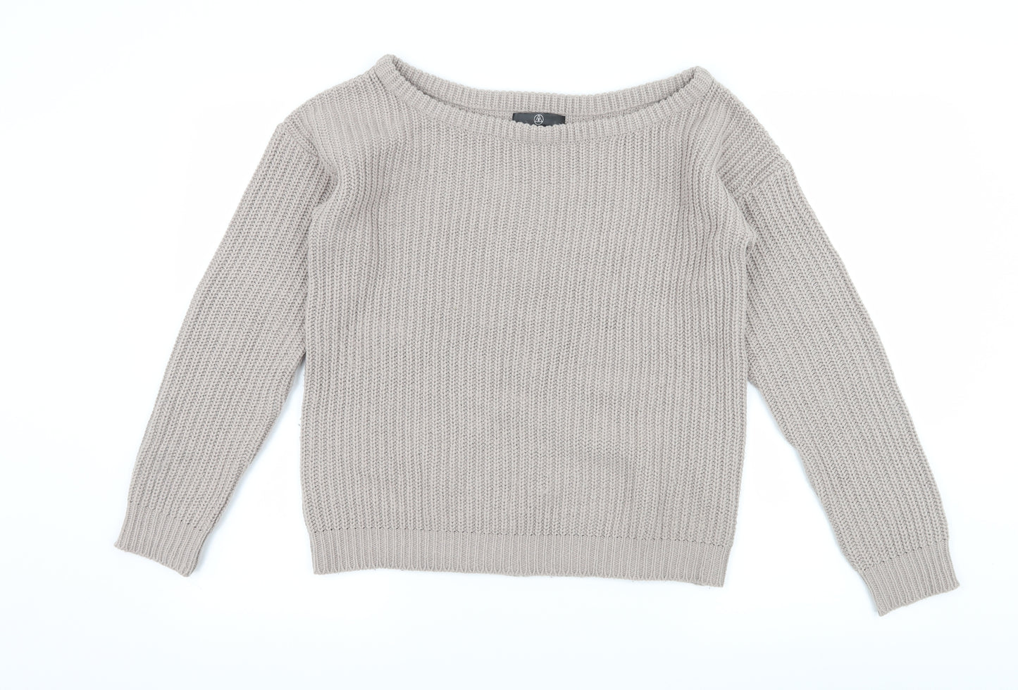Marks and Spencer Womens Grey  Knit Pullover Jumper Size S