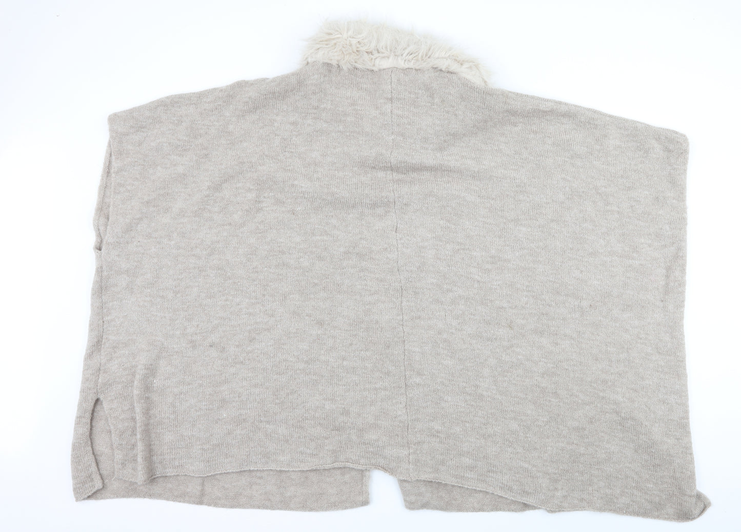 Marks and Spencer Womens Beige  Knit Cardigan Jumper One Size