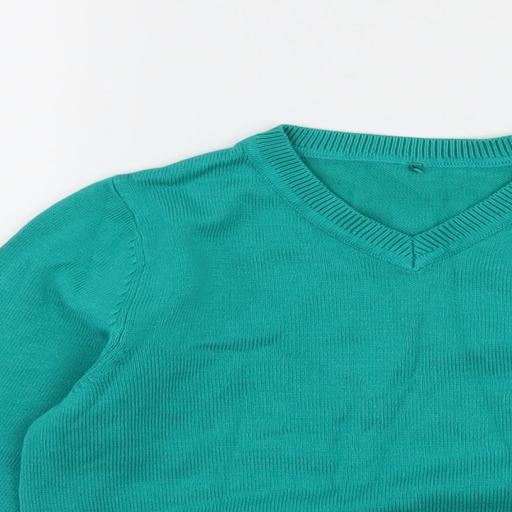George Girls Blue  Knit Pullover Jumper Size 3-4 Years
