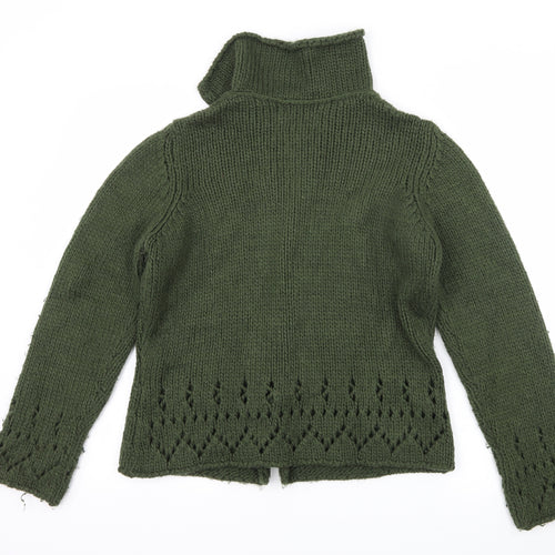 Per Una Womens Green  Knit Cardigan Jumper Size L