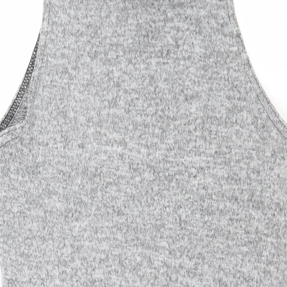 Ladies Look Womens Grey  Jersey Bodycon  Size S