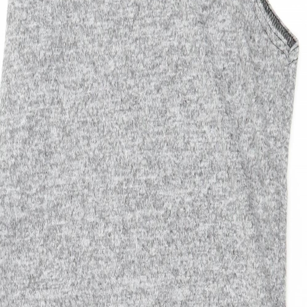 Ladies Look Womens Grey  Jersey Bodycon  Size S