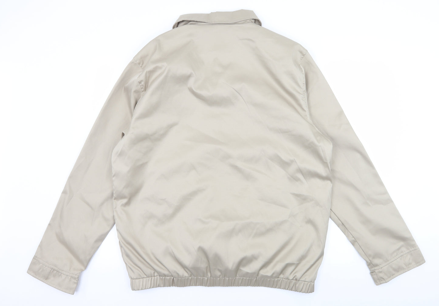Hutson Mens Beige   Bomber Jacket Jacket Size 2XL