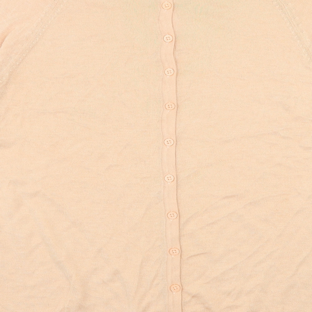 Marks and Spencer Womens Orange  Knit Pullover Jumper Size 14