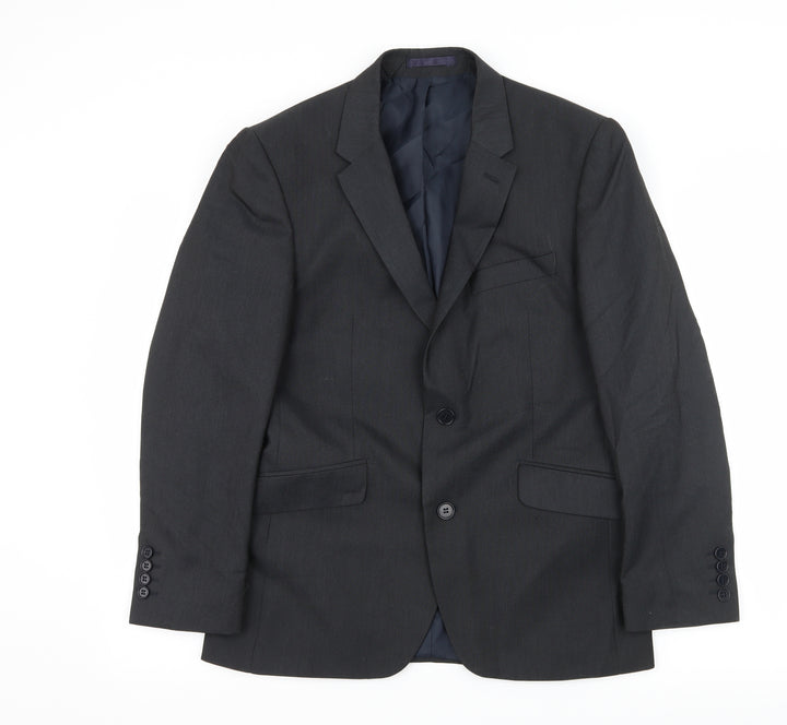 Tom English Mens Grey   Jacket Suit Jacket Size M