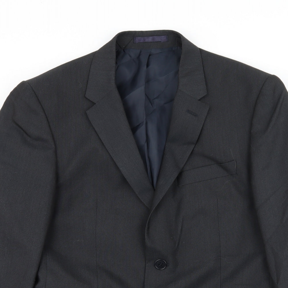 Tom English Mens Grey   Jacket Suit Jacket Size M