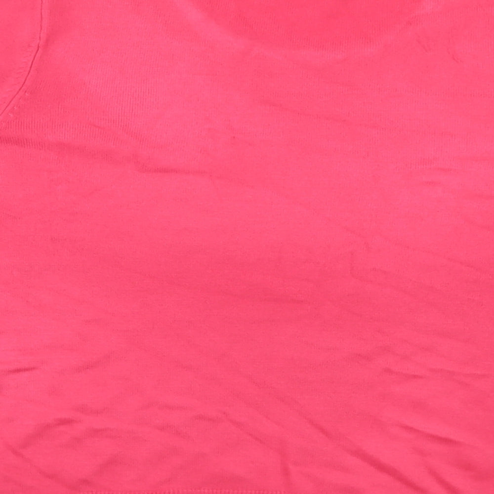Marks and Spencer Mens Pink  Knit  T-Shirt Size 16
