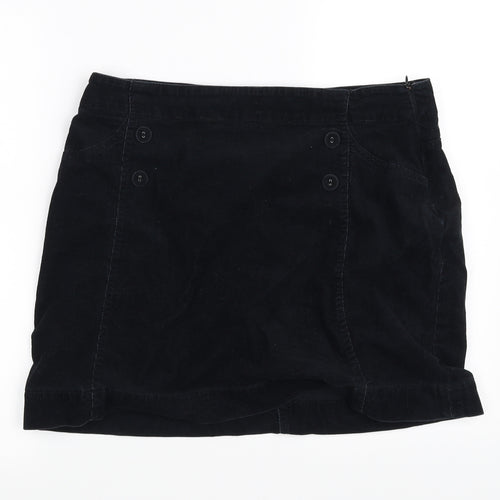 m&s Womens Black   Mini Skirt Size 14