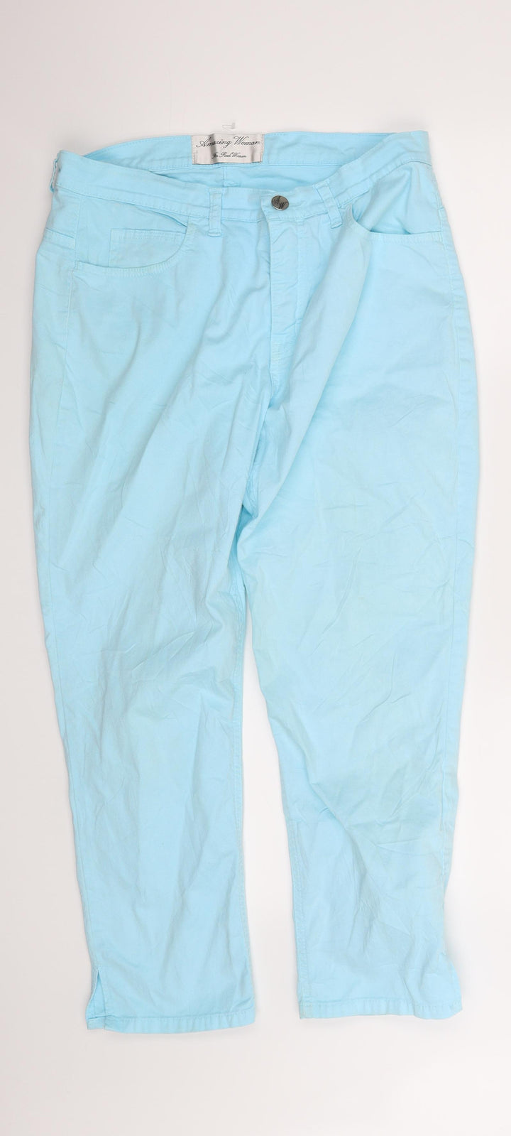 amazing vintage Womens Blue   Straight Jeans Size 14 L27 in