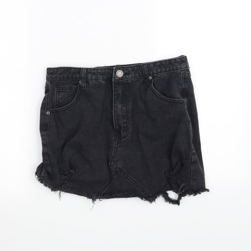 In the Style Womens Black   Mini Skirt Size 10