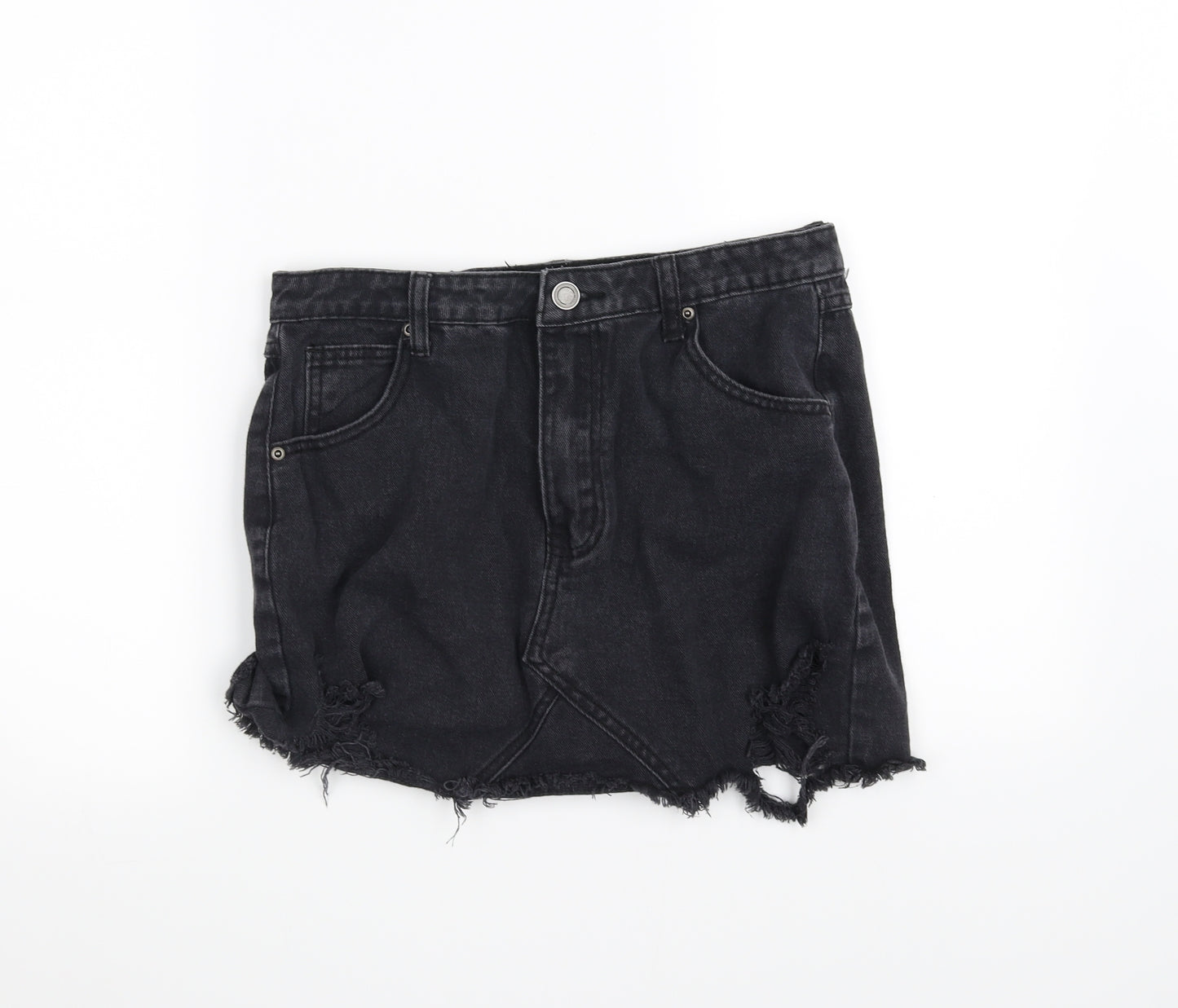 In the Style Womens Black   Mini Skirt Size 10