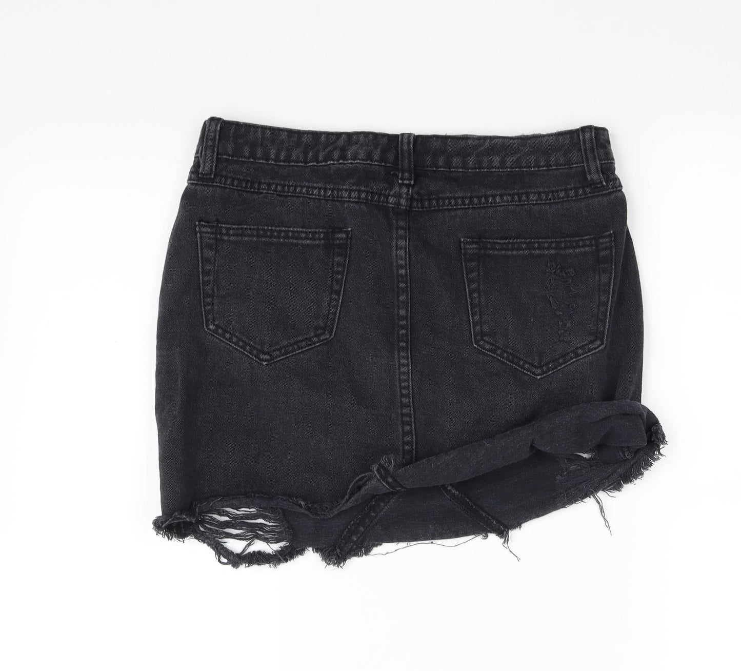 In the Style Womens Black   Mini Skirt Size 10
