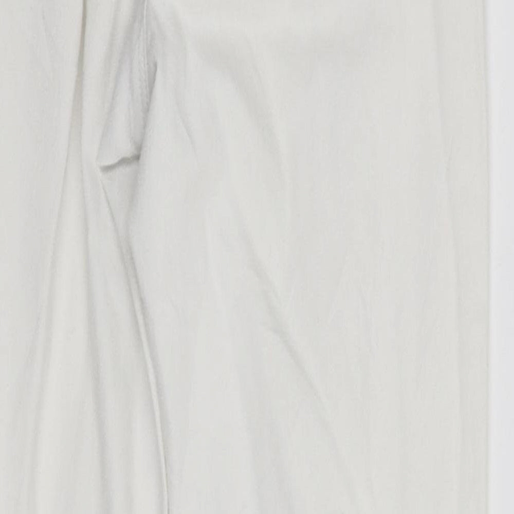 Jegging Womens White   Straight Jeans Size 10 L30 in