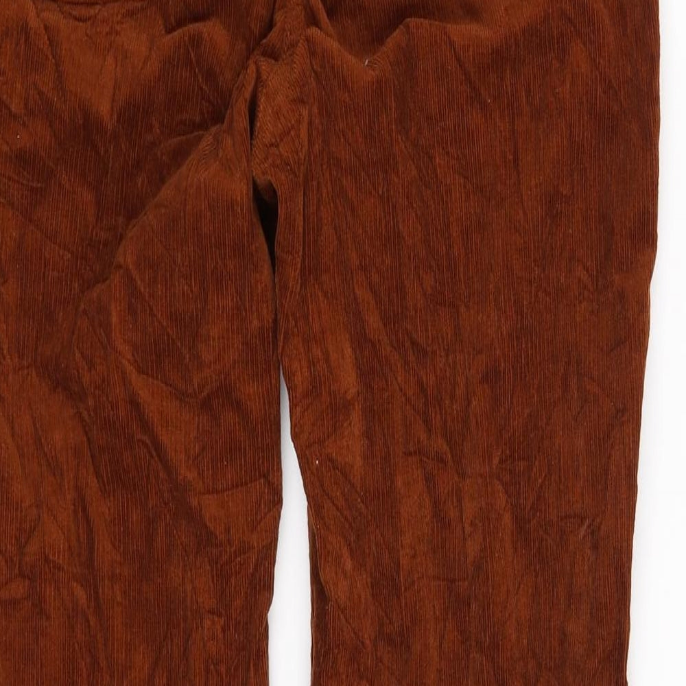 Monsoon Womens Orange   Trousers  Size 12 L32 in