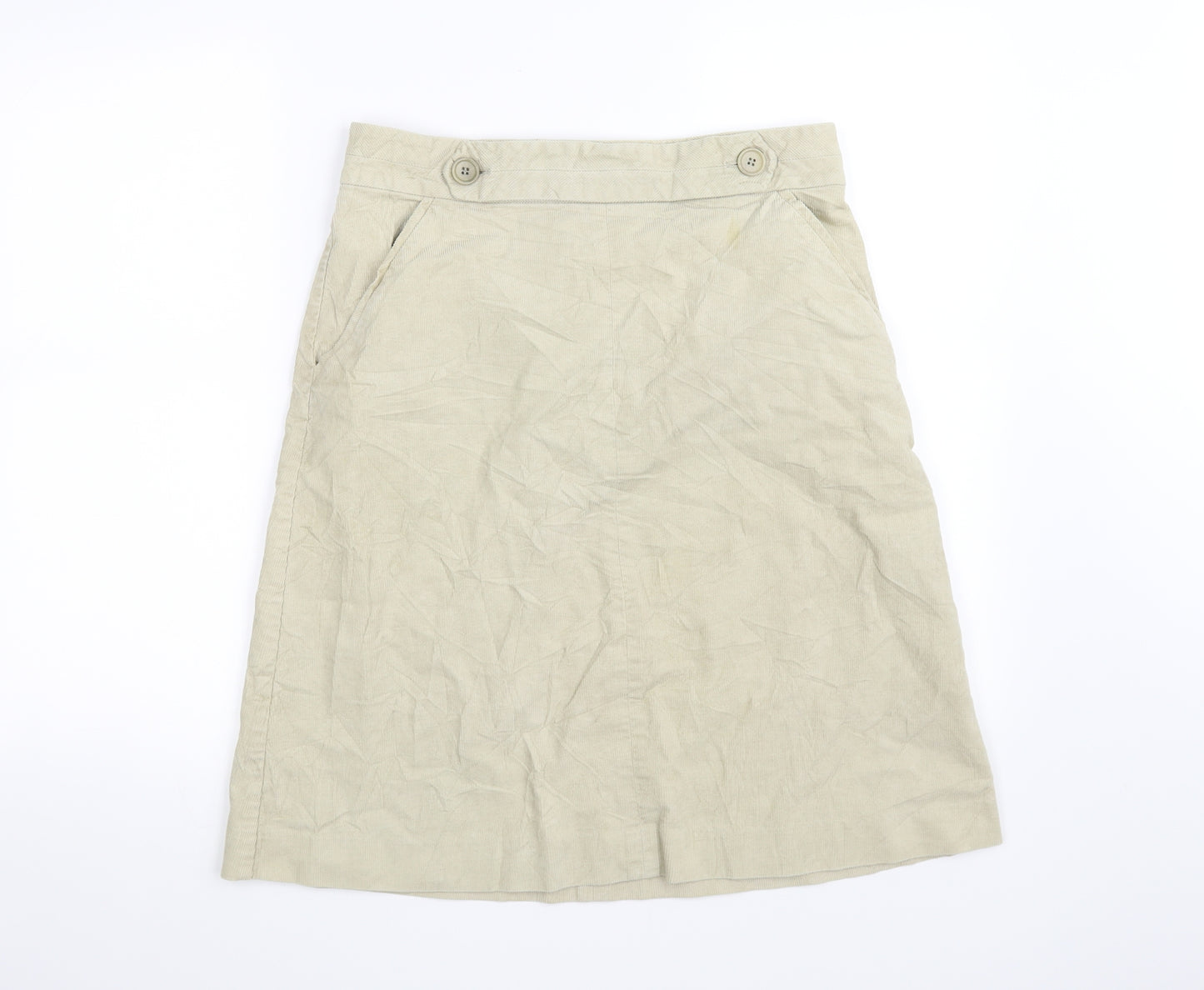 Jigsaw Womens Beige   Flare Skirt Size 8