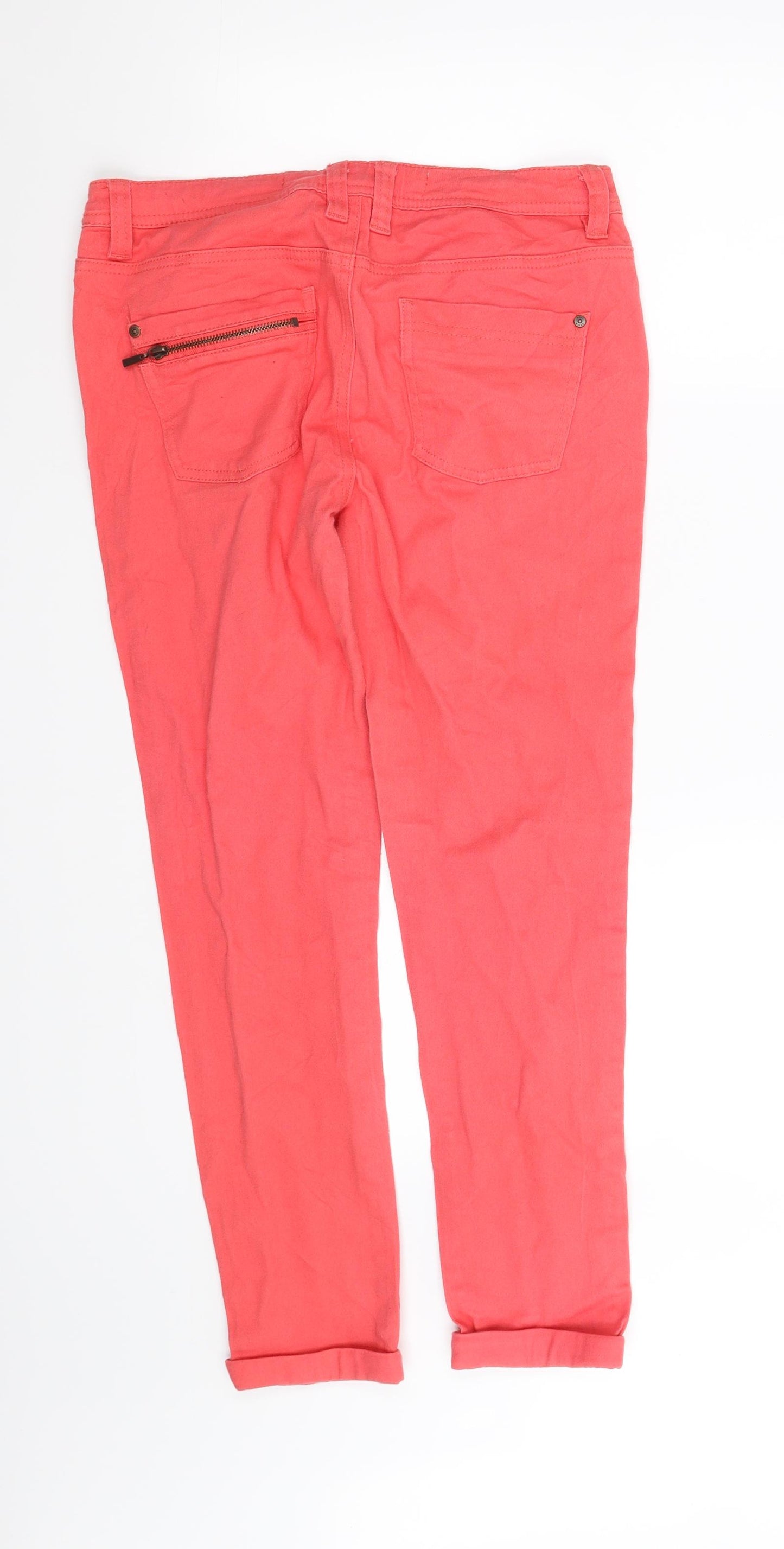 NEXT Womens Red   Skinny Jeans Size 12 L28 in