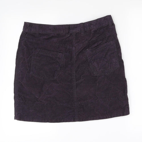M&S  Womens Purple   Mini Skirt Size 14