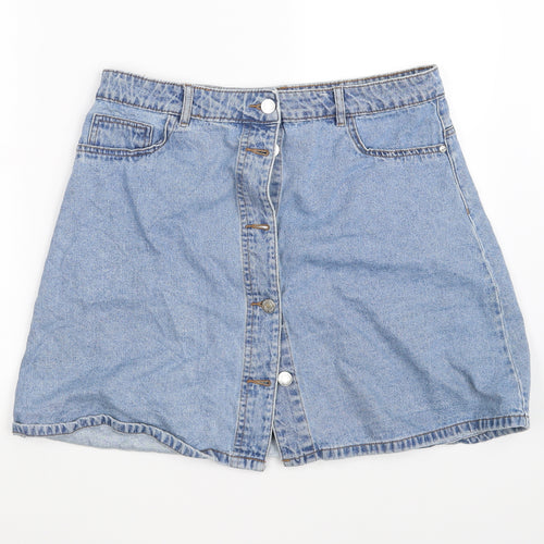 Noisy may Womens Blue   Flare Skirt Size XL