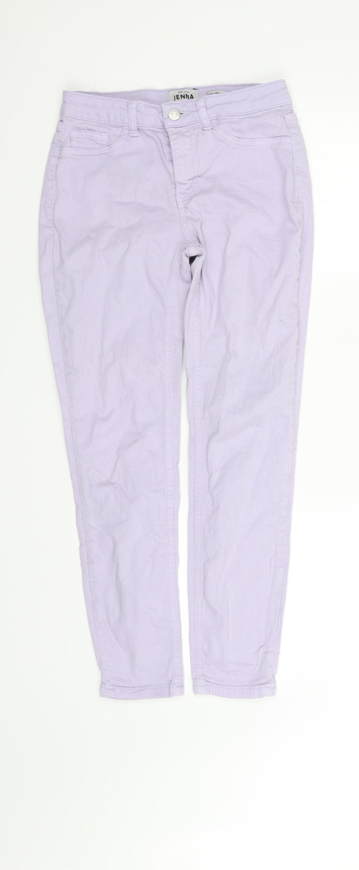 jenna Womens Purple   Straight Jeans Size 6 L28 in