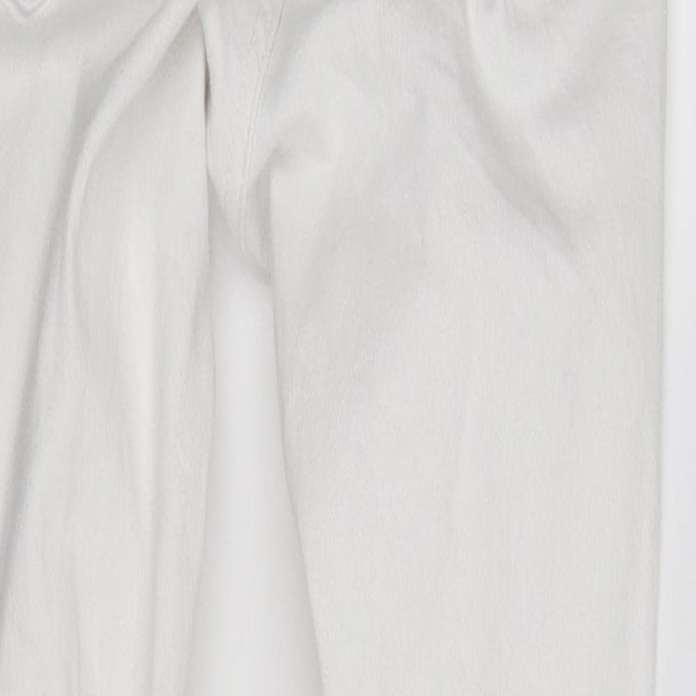 jamie Womens White   Straight Jeans Size S L27 in