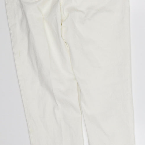 m&s Womens White   Jegging Leggings Size 10 L29 in
