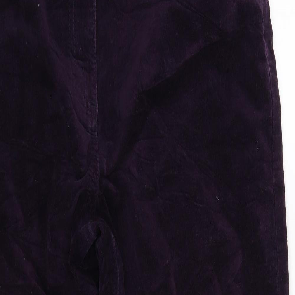 Clash Womens Purple   Straight Jeans Size 14 L27 in