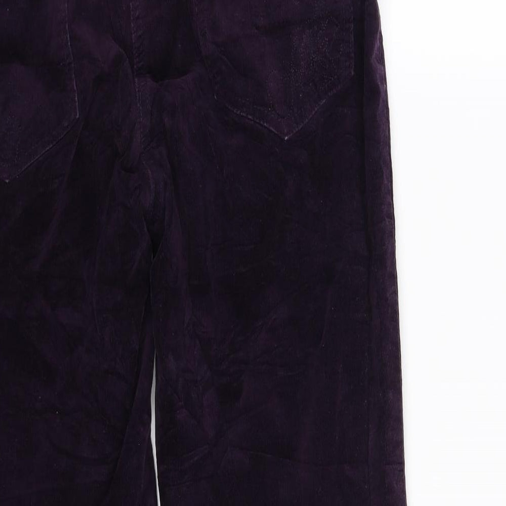 Clash Womens Purple   Straight Jeans Size 14 L27 in
